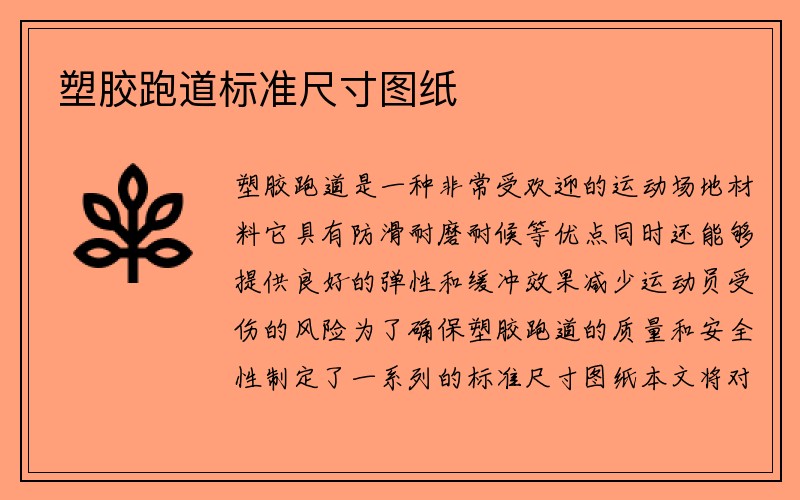 塑胶跑道标准尺寸图纸